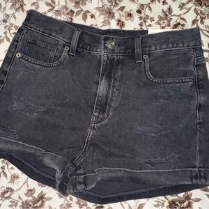 American Eagle Outfitters Black Jean Shorts